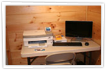 Computer and Printer Station